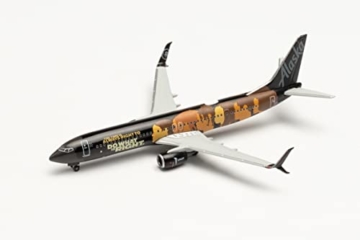 herpa 535922 Alaska Airlines Boeing 737-900 “Our Commitment”, Modell Flugzeug, Modellbau, Miniaturmodelle, Sammlerstück, Mehrfarbig - 1