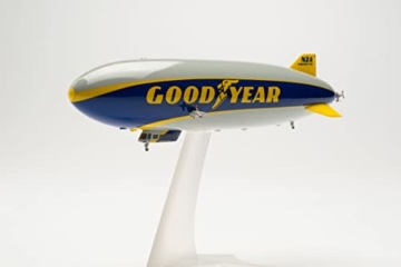 herpa 536332 Goodyear Zeppelin NT “Wingfoot Two” – N2A Modell Flugzeug Modellbau Miniaturmodelle Sammlerstück, Mehrfarbig - 1