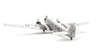herpa 609395 19040 – Junkers Ju-52/3 m, Lufthansa D-Aqui, Military, Flieger, Modell Flugzeug, Modellbau, Miniaturmodelle, Sammlerstück, Kunststoff - Maßstab 1:160 - 2