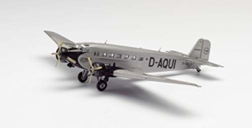 herpa 609395 19040 – Junkers Ju-52/3 m, Lufthansa D-Aqui, Military, Flieger, Modell Flugzeug, Modellbau, Miniaturmodelle, Sammlerstück, Kunststoff - Maßstab 1:160 - 1