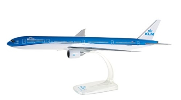herpa 610872, blau/weiß Other License 610872-KLM Boeing 777 300ER, Miniatur zum Basteln, Sammeln und als Geschenk - 1