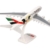 herpa 612180 – Airbus A380, Emirates „United for Wildlife“, Wings, Modell Flugzeug mit Standfuß, Flieger, Modellbau, Miniaturmodelle, Sammlerstück, Kunststoff, Snap Fit - Maßstab 1:250 - 2