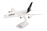 herpa 612319 – Airbus A380, Lufthansa Doppeldecker, Wings, Modell Flugzeug mit Standfuß, Modellbau, Miniaturmodelle, Sammlerstück, Kunststoff, Snap Fit - Maßstab 1:250 - 1