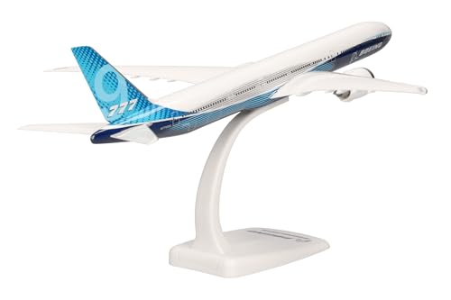 herpa 612630 – Boeing 777-9, N779XW Passagierflugzeug, Flugzeug Modell, Flieger, Miniaturmodelle, Kleinmodell, Sammlerstück, Detailgetreu, Kunststoff, Mehrfarbig - Maßstab 1:250 - 2