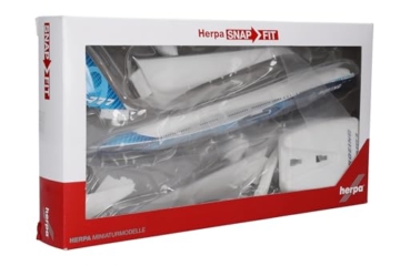 herpa 612630 – Boeing 777-9, N779XW Passagierflugzeug, Flugzeug Modell, Flieger, Miniaturmodelle, Kleinmodell, Sammlerstück, Detailgetreu, Kunststoff, Mehrfarbig - Maßstab 1:250 - 6