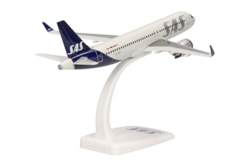 Herpa 612708 SAS Scandinavian Airlines Airbus A320 neo – SE-ROX „Roar Viking“, Mehrfarbig - 2