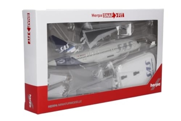 Herpa 612708 SAS Scandinavian Airlines Airbus A320 neo – SE-ROX „Roar Viking“, Mehrfarbig - 5