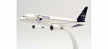 herpa 612739 Other License Lufthansa Airbus A319 „Lu“ – D-AILU „Verden“ in Miniatur zum Basteln Sammeln und als Geschenk, Mehrfarbig - 5