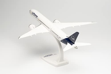herpa 613453 Lufthansa Boeing 787-9 Dreamliner – D-ABPA “Berlin”, Modell Flugzeug, Modellbau, Miniaturmodelle, Sammlerstück, Mehrfarbig - 2