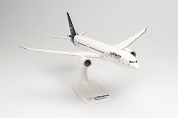 herpa 613453 Lufthansa Boeing 787-9 Dreamliner – D-ABPA “Berlin”, Modell Flugzeug, Modellbau, Miniaturmodelle, Sammlerstück, Mehrfarbig - 3