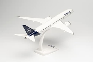 herpa 613453 Lufthansa Boeing 787-9 Dreamliner – D-ABPA “Berlin”, Modell Flugzeug, Modellbau, Miniaturmodelle, Sammlerstück, Mehrfarbig - 4
