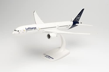 herpa 613453 Lufthansa Boeing 787-9 Dreamliner – D-ABPA “Berlin”, Modell Flugzeug, Modellbau, Miniaturmodelle, Sammlerstück, Mehrfarbig - 5