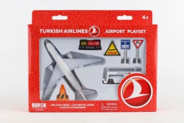 herpa 86RT-5401 Playset Turkish Airlines-in Miniatur zum Basteln Sammeln und als Geschenk, Mehrfarbig - 2