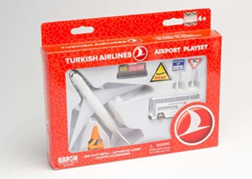 herpa 86RT-5401 Playset Turkish Airlines-in Miniatur zum Basteln Sammeln und als Geschenk, Mehrfarbig - 3