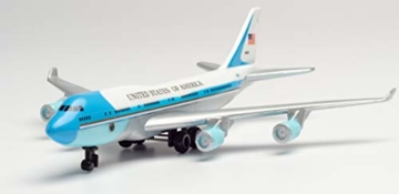 herpa 86RT-5734 Single Airplane Air Force One-in Miniatur zum Basteln Sammeln und als Geschenk, Mehrfarbig - 6