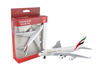 herpa 86RT-9904 – Single Airplane Emirates, Boeing A380, Flugzeug Modell, Flieger, Miniaturmodelle, Kleinmodell, Sammeln, Spielen, Detailgetreu, Metall, Kunststoff, Mehrfarbig - Maßstab 1:500 - 1