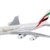herpa 86RT-9904 – Single Airplane Emirates, Boeing A380, Flugzeug Modell, Flieger, Miniaturmodelle, Kleinmodell, Sammeln, Spielen, Detailgetreu, Metall, Kunststoff, Mehrfarbig - Maßstab 1:500 - 9