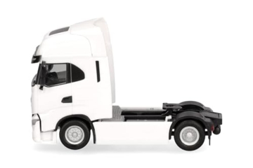 Herpa LKW Modell Iveco S-Way Facelift (MY24) Zugmaschine 2achs, weiß, Miniatur im Maßstab 1:87, Sammlerstück, Made in Germany, Kunststoff - 4