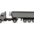 Herpa LKW Modell Mercedes Benz Scania Hauber Kipp-Sattelzug, grau/gelb, Miniatur im Maßstab 1:87, Sammlerstück, Made in Germany, Kunststoff - 4
