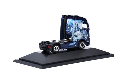Herpa LKW Modell Volvo FH Gl. XL 2020 Solozugmaschine IFL Köln/Nightfighter, Miniatur im Maßstab 1:87, Sammlerstück, Made in Germany, Kunststoff - 2