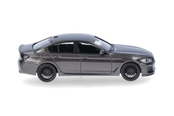 Herpa Modellauto BMW Alpina B5 Limousine, Miniatur im Maßstab 1:87, Sammlerstück, Made in Germany, Modell aus Kunststoff, Farbe: Champagner Quarz metallic - 3