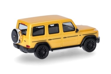 Herpa Modellauto Mercedes-Benz G-Klasse, Solar Beam, Miniatur im Maßstab 1:87, Sammlerstück, Made in Germany, Modell aus Kunststoff, Farbe: metallic - 2