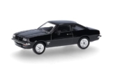 Herpa Modellauto Opel Manta B, schwarz, Miniatur im Maßstab 1:87, Sammlerstück, Made in Germany, Modell aus Kunststoff - 1