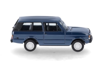 Herpa Modellauto Range Rover, Miniatur im Maßstab 1:87, Sammlerstück, Made in Germany, Modell aus Kunststoff, Blau - 3