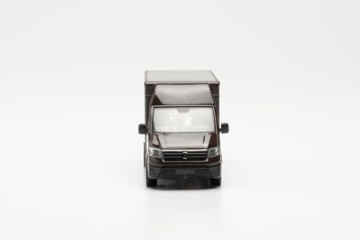herpa Modellauto VW Crafter Paketverteilerfahrzeug UPS, Miniatur im Maßstab 1:87, Sammlerstück, Made in Germany, Modell aus Kunststoff, Braun - 4