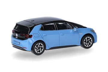 Herpa Modellauto VW ID. 3, solid Ocean Blue, Miniatur im Maßstab 1:87, Sammlerstück, Made in Germany, Modell aus Kunststoff - 2