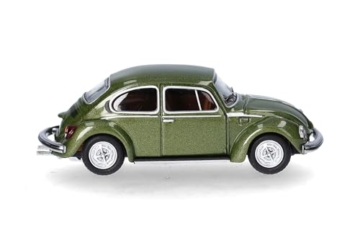 Herpa Modellauto VW Käfer 1303, moos metallic, Miniatur im Maßstab 1:87, Sammlerstück, Made in Germany, Modell aus Kunststoff - 3