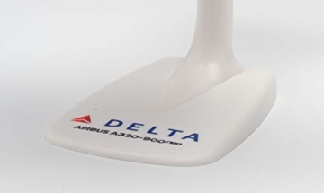 Herpa Modellflugzeug Airbus A330-900neo - Delta Air Lines, Maßstab 1:200 - Snap-Fit, Modellbau Flugzeug, Flugzeugmodell für Sammler und Bastler, Miniatur Deko, Steckmodell mit Standfuß aus Kunststoff - 9