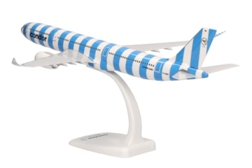Herpa Modellflugzeug Condor Airbus A330-900neo Sea Miniatur im Maßstab 1:200, Sammlerstück, Modell mit Standfuß, Kunststoff, Weiß, Blau - 4