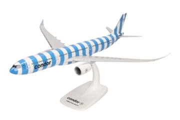 Herpa Modellflugzeug Condor Airbus A330-900neo Sea Miniatur im Maßstab 1:200, Sammlerstück, Modell mit Standfuß, Kunststoff, Weiß, Blau - 1