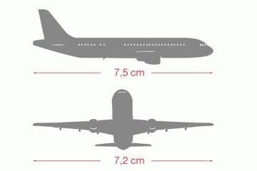 Herpa Modellflugzeug Eurowings Airbus A320 BVB Mannschaftsairbus (2025), Miniatur im Maßstab 1:500, Sammlerstück, Flugzeug Modell ohne Standfuß, Metall - 6