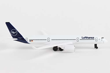 herpa RT4134 86RT-4134 – Airbus A350, Lufthansa Single Airplane, Wings, Modellflugzeug mit Standfuß, Spielzeug Flieger, Modellbau, Miniaturmodelle, Sammlerstück, Metall - Maßstab 1:500 - 11