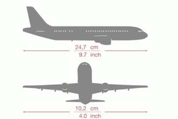 Herpa Snap-Fit Modellflugzeug Air France Concorde – F-BVFB, Miniatur im Maßstab 1:250, Sammlerstück, Modell mit Standfuß, Kunststoff, Blau - 6