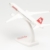 herpa Snap-Fit Modellflugzeug Airbus A220-30 - Swiss International Air Lines, Miniatur im Maßstab 1:200, Sammlerstück, Modell mit Standfuß, Kunststoff, Weiß - 4