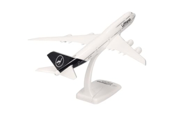 Herpa Snap-Fit Modellflugzeug Lufthansa Boeing 747-8 Intercontinental Miniatur im Maßstab 1:250, Sammlerstück, Modell mit Standfuß, Kunststoff - 2