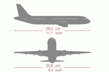 Herpa Snap-Fit Modellflugzeug Pan Am Boeing 747-100, Miniatur im Maßstab 1:250, Sammlerstück, Modell mit Standfuß, Kunststoff - 6