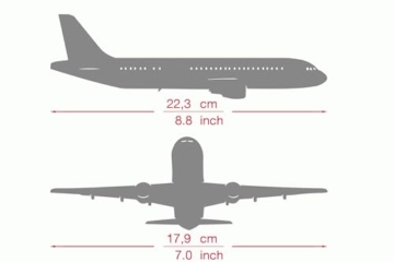 Herpa Snap-Fit Modellflugzeug Qantas Airbus A321XLR, Miniatur im Maßstab 1:200, Sammlerstück, Modell mit Standfuß, Kunststoff, Weiß - 6