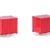 Herpa Zubehör 2X 10ft Container, rot,. im Maßstab 1:87, Miniatur Modell, Kunststoff - 3