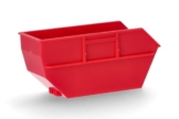 Herpa Zubehör Absetzmulde groß (2 Stück) im Maßstab 1:87, Miniatur Modell, Kunststoff, Farbe: rot - 1