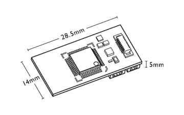 HM7000-N18TXS: Bluetooth® und DCC-Sounddecoder (Next18-polig), Weiß - 3