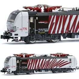 Hobbytrain H3002 N E-Lok BR 193 Vectron Lokomotion Red Zebra - 1