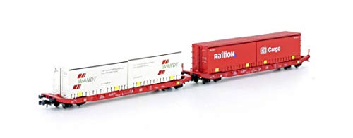 HobbyTrain N HT 2er Set Sgkkms 689 DB Cargo/Wandt - 1