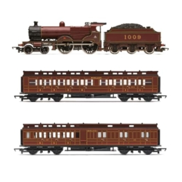 Hornby R30377 Railroad MR Class 4P Compound Train Pack – Epoche 3 Junior, Rot - 1
