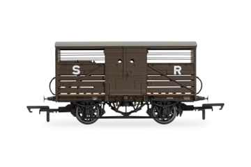 Hornby R60287 SR Viehwagen 53698 Güterwagen, Braun - 2