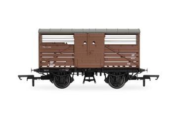 Hornby R60288 BR Ex SR Viehwagen 52297 Güterwagen, Braun - 2