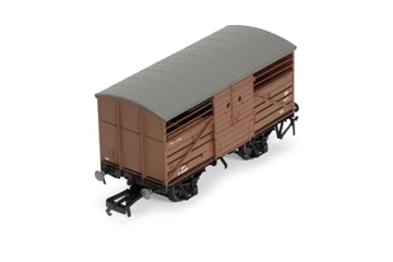 Hornby R60288 BR Ex SR Viehwagen 52297 Güterwagen, Braun - 3